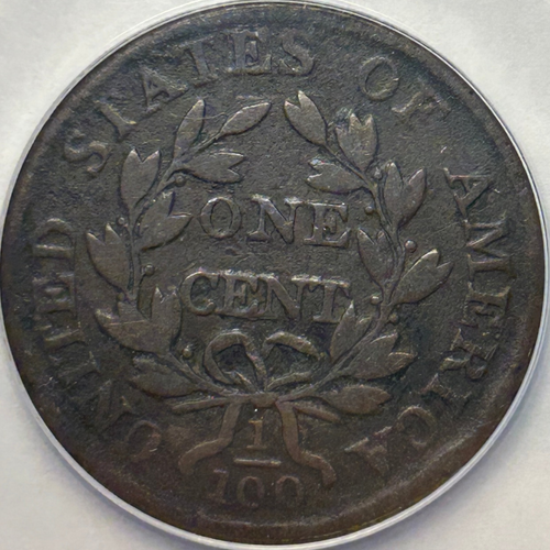 1803 Draped Bust Large Cent - ANACS VG-10 Details