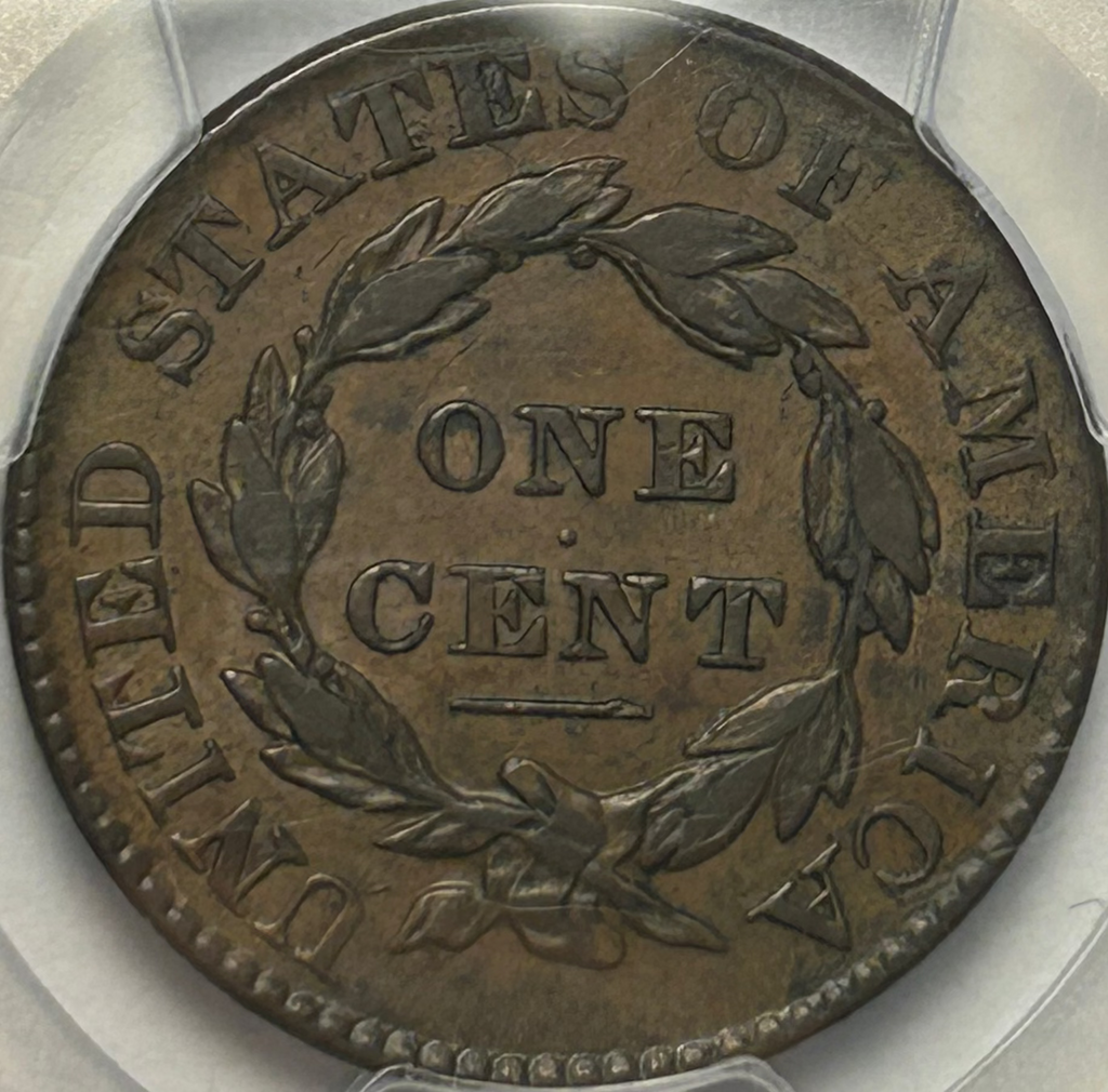 1828 Matron Head Large Cent - XF-40