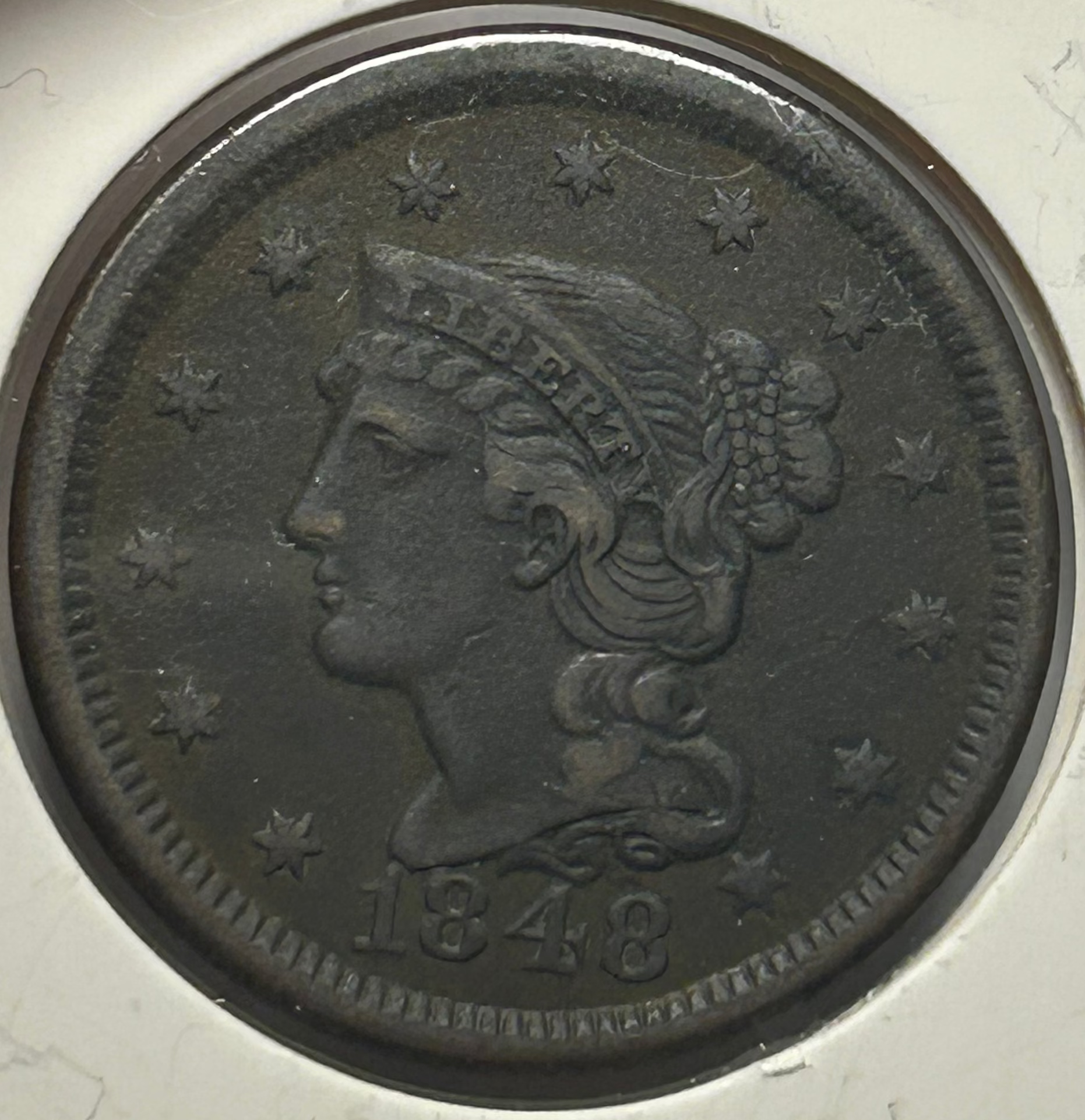 1848 Matron Head Large Cent.