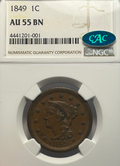 Coin in a protective holder with Numismatic Guaranty Corporation (NGC) certification label.