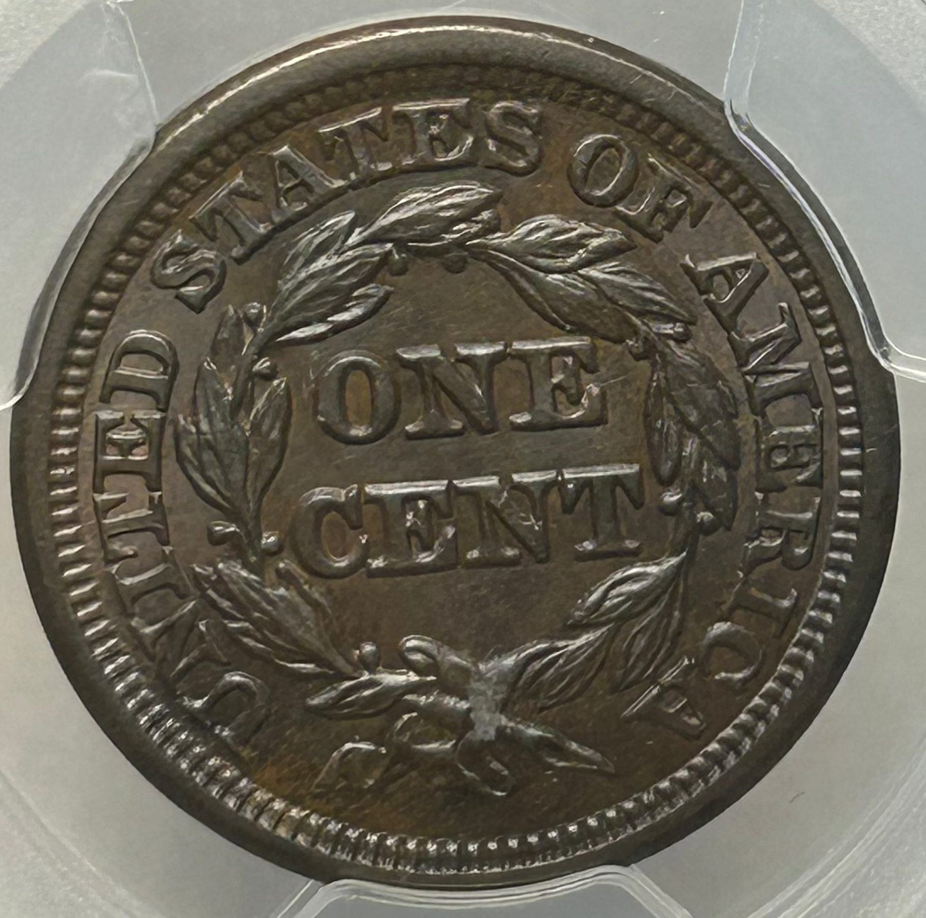 1846 Braided Hair Large Cent - PCGS MS-63 CAC