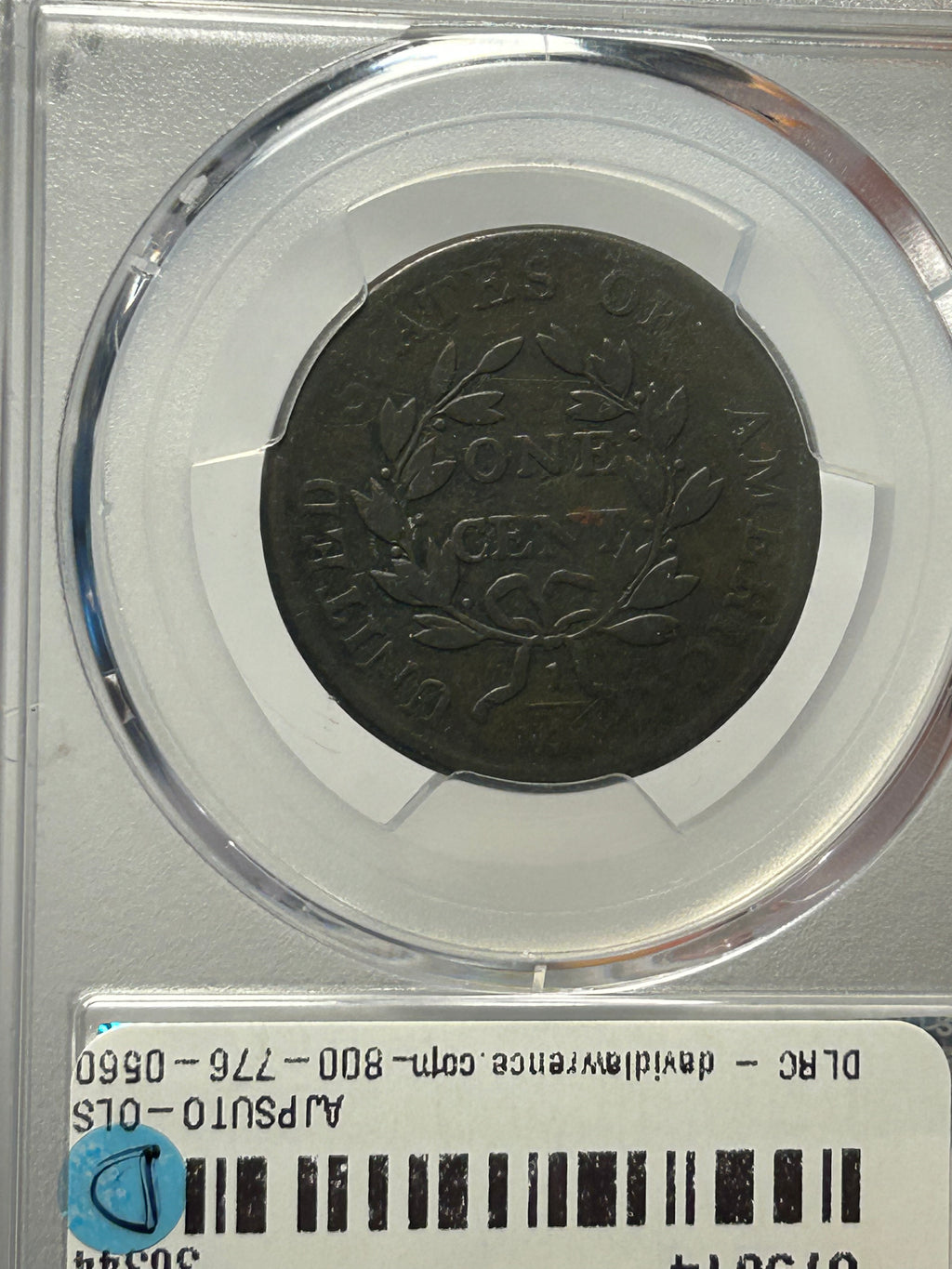 1802 Draped Bust Large Cent - PCGS VG-10