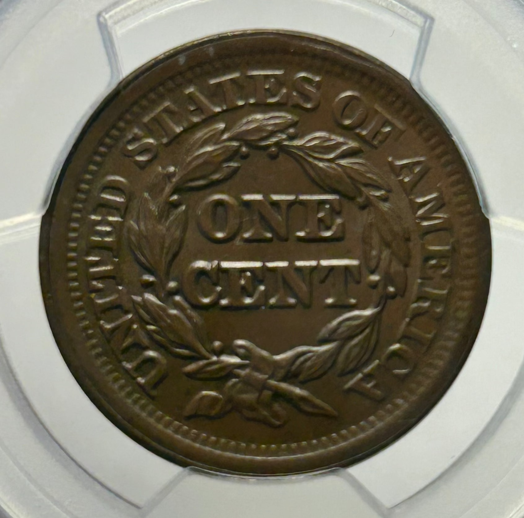 1852 Braided Hair Large Cent - PCGS MS-65 CAC