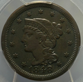 1848 Braided Hair Large Cent - PCGS XF Details (Cleaned)