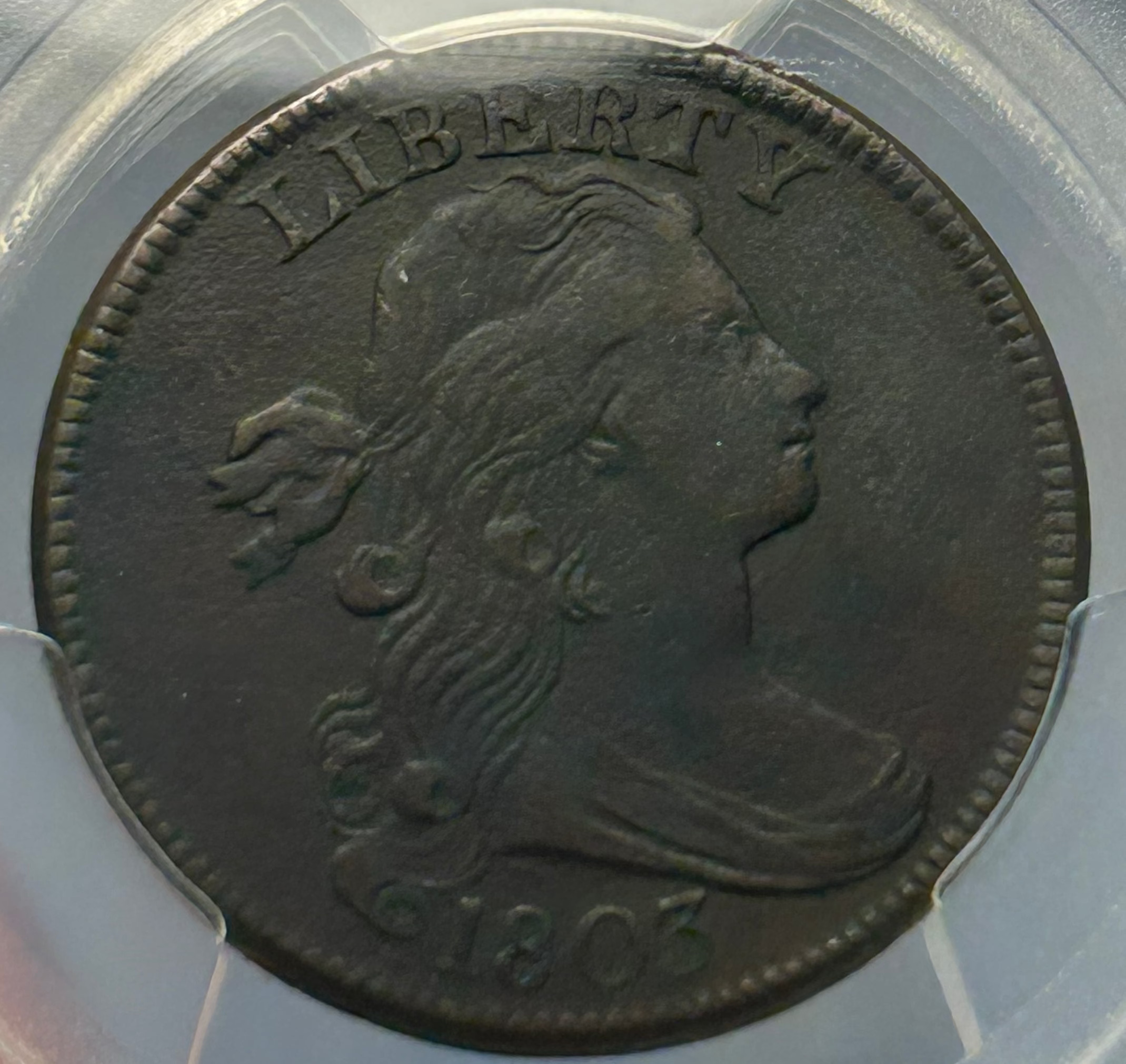 1803 Draped Bust Large Cent - PCGS XF Details (Environmental Damage)
