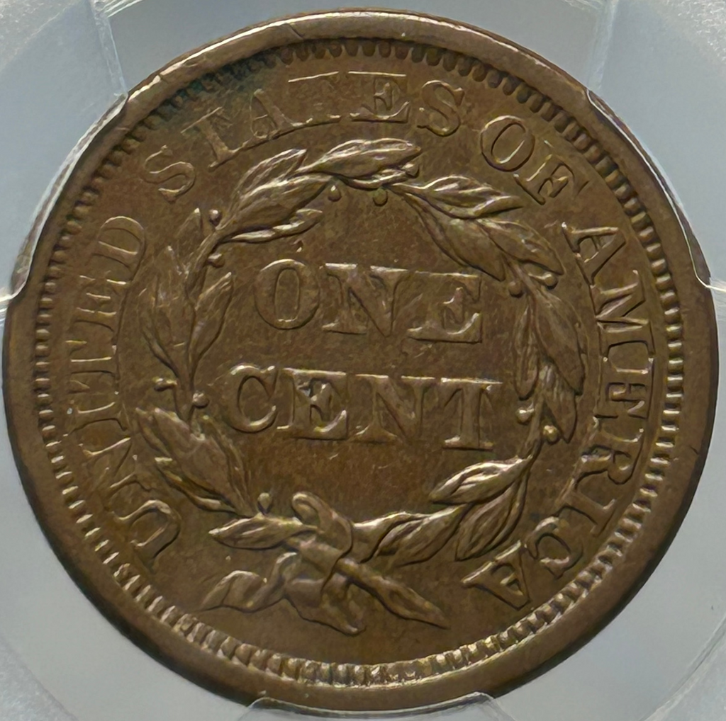 1856 Draped Bust Large Cent - PCGS AU-53