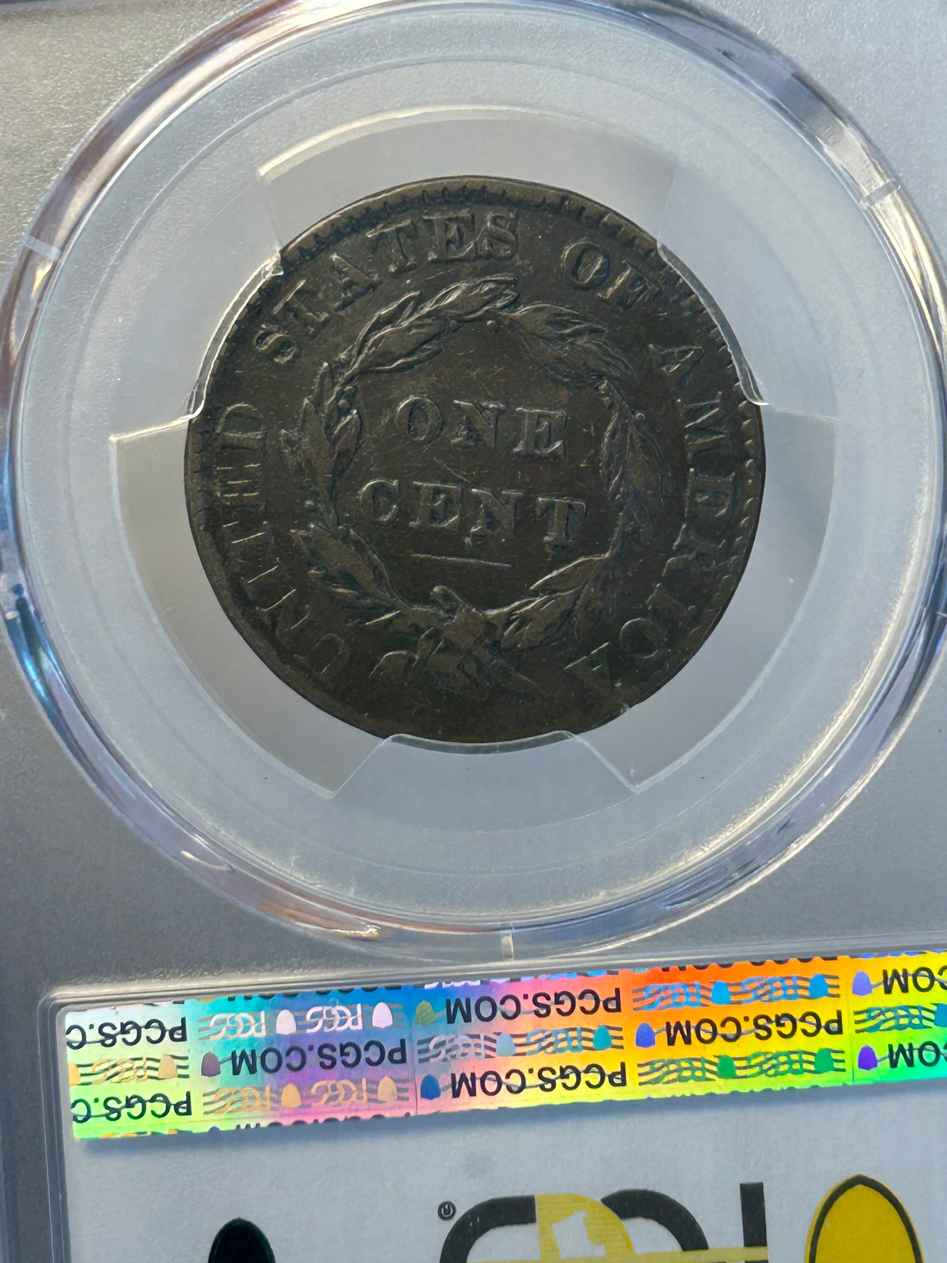 1824 Matron Head Large Cent - PCGS VF-20