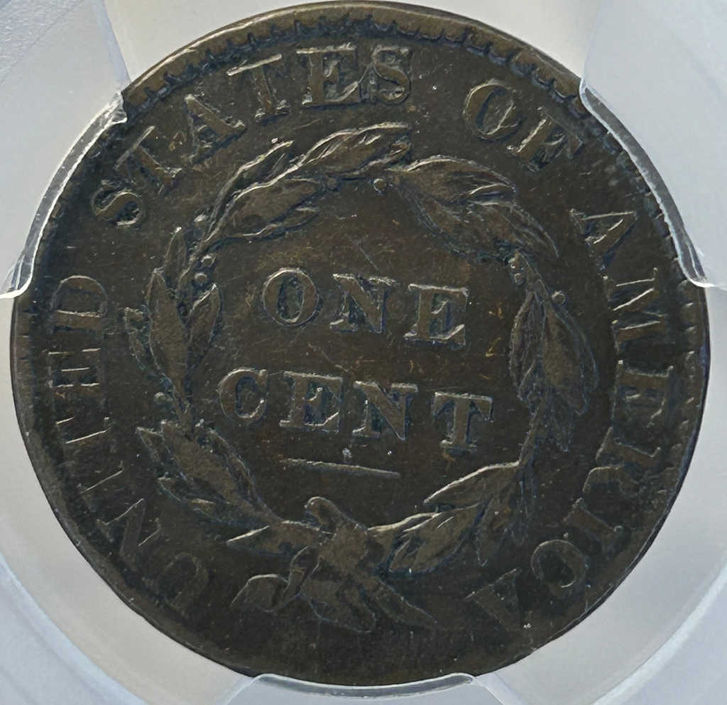 1824 Matron Head Large Cent - PCGS VF-20