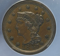 1847 Braided Hair Large Cent - ANACS EF-45