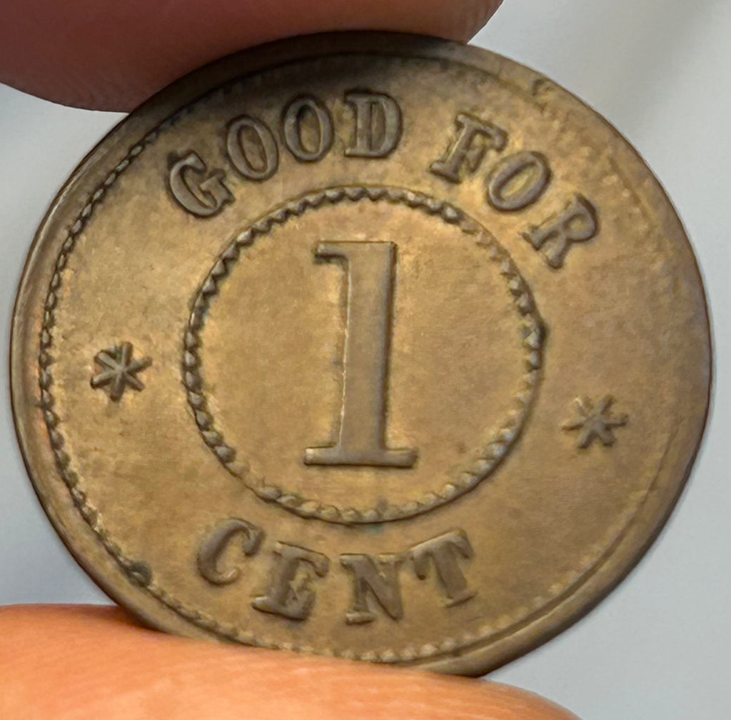 Knickerbocker Currency Civil War Token