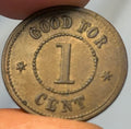 Knickerbocker Currency Civil War Token