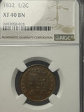 Coin in a protective holder with Numismatic Guaranty Corporation (NGC) certification label.
