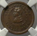 F-140/394 Little Mack Civil War Token - NGC MS-62
