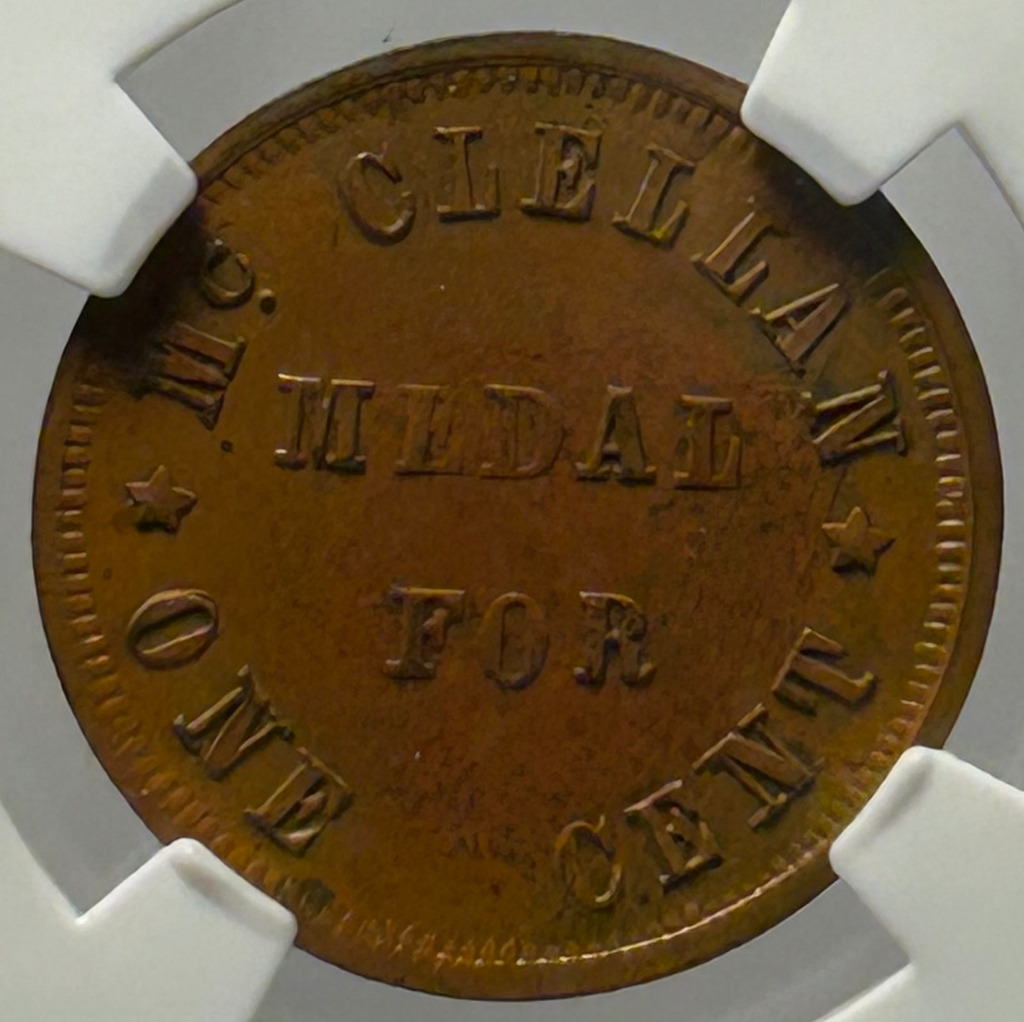 F-140/394 Little Mack Civil War Token - NGC MS-62