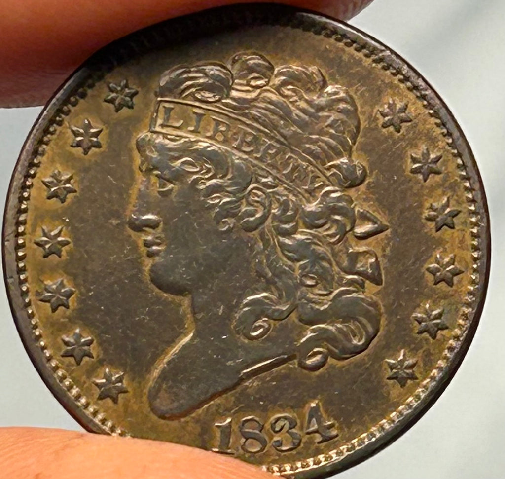 1834 Classic Head Half Cent