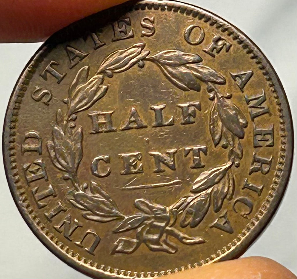 1834 Classic Head Half Cent