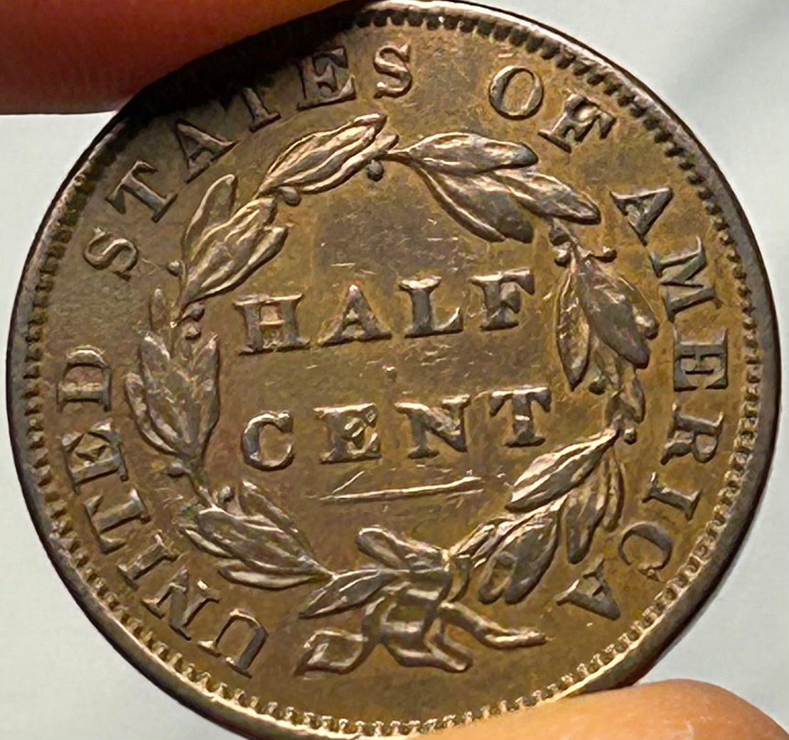 1834 Classic Head Half Cent