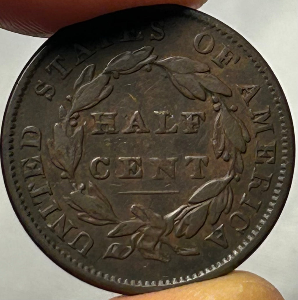 1833 Classic Head Half Cent