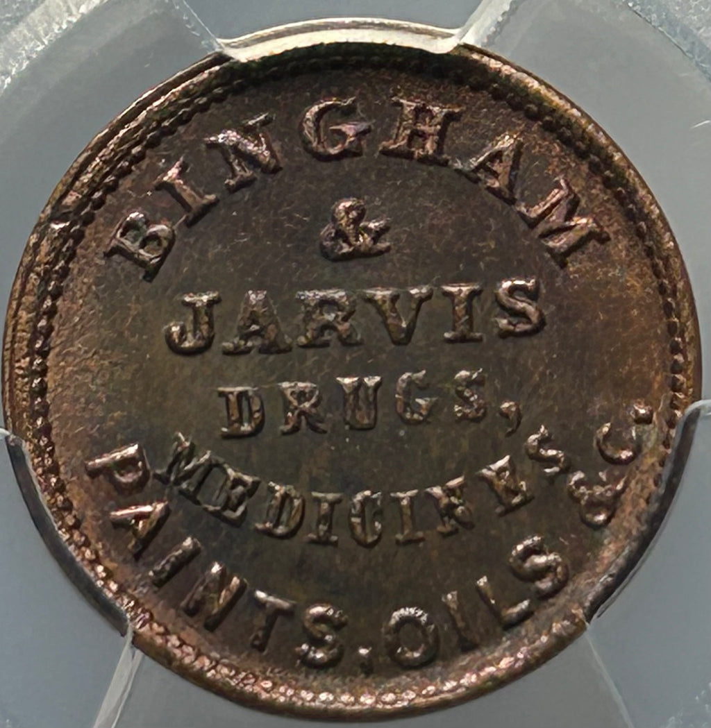 1861-65 F-145B-1a Civil War Token - PCGS MS-63 RB