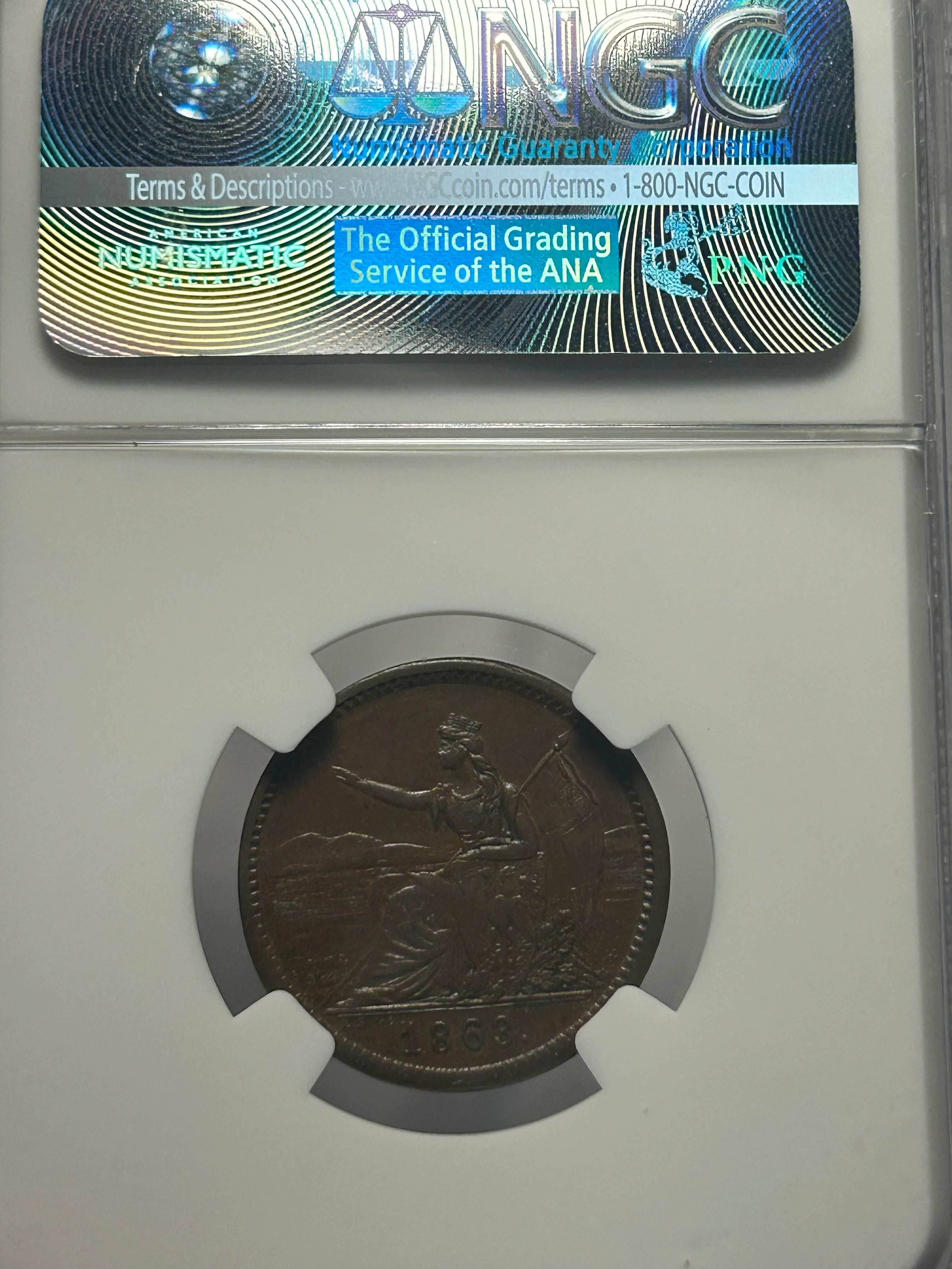 1863 New York Christoph Karl Civil War Token (F-630AM-1a) - NGC AU-55
