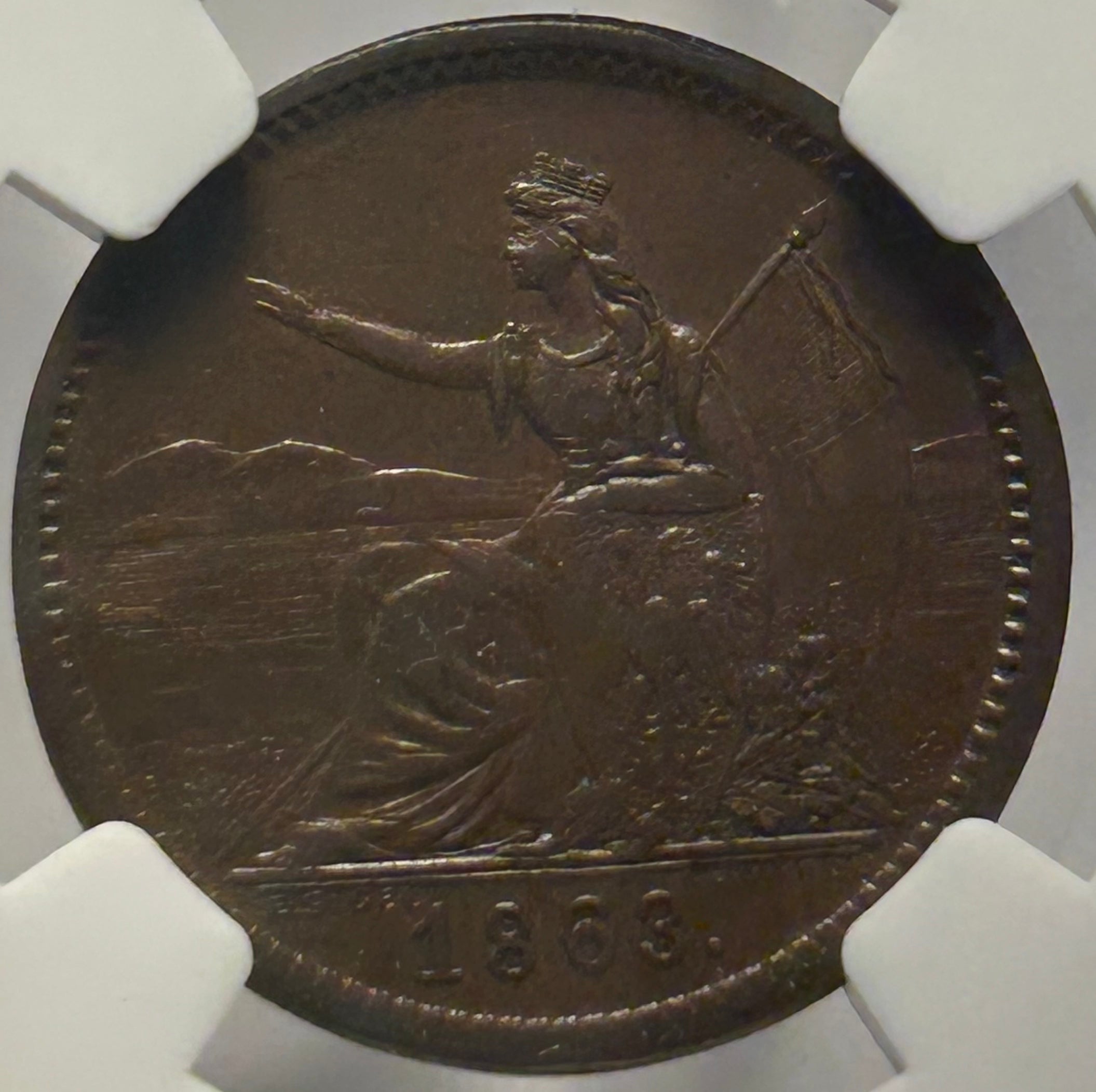 1863 New York Christoph Karl Civil War Token (F-630AM-1a) - NGC AU-55