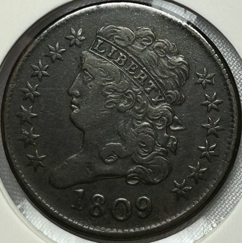 1809 Classic Head Half Cent