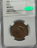 1837 U.S. coin with Numismatic Guaranty Corporation (NGC) certification label.