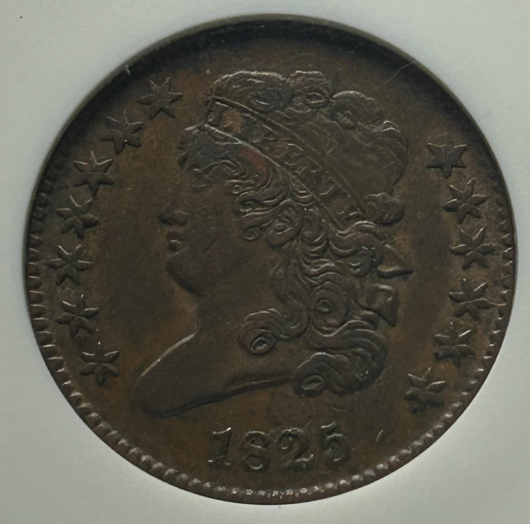 1825 Classic Head Half Cent - ANACS EF-40