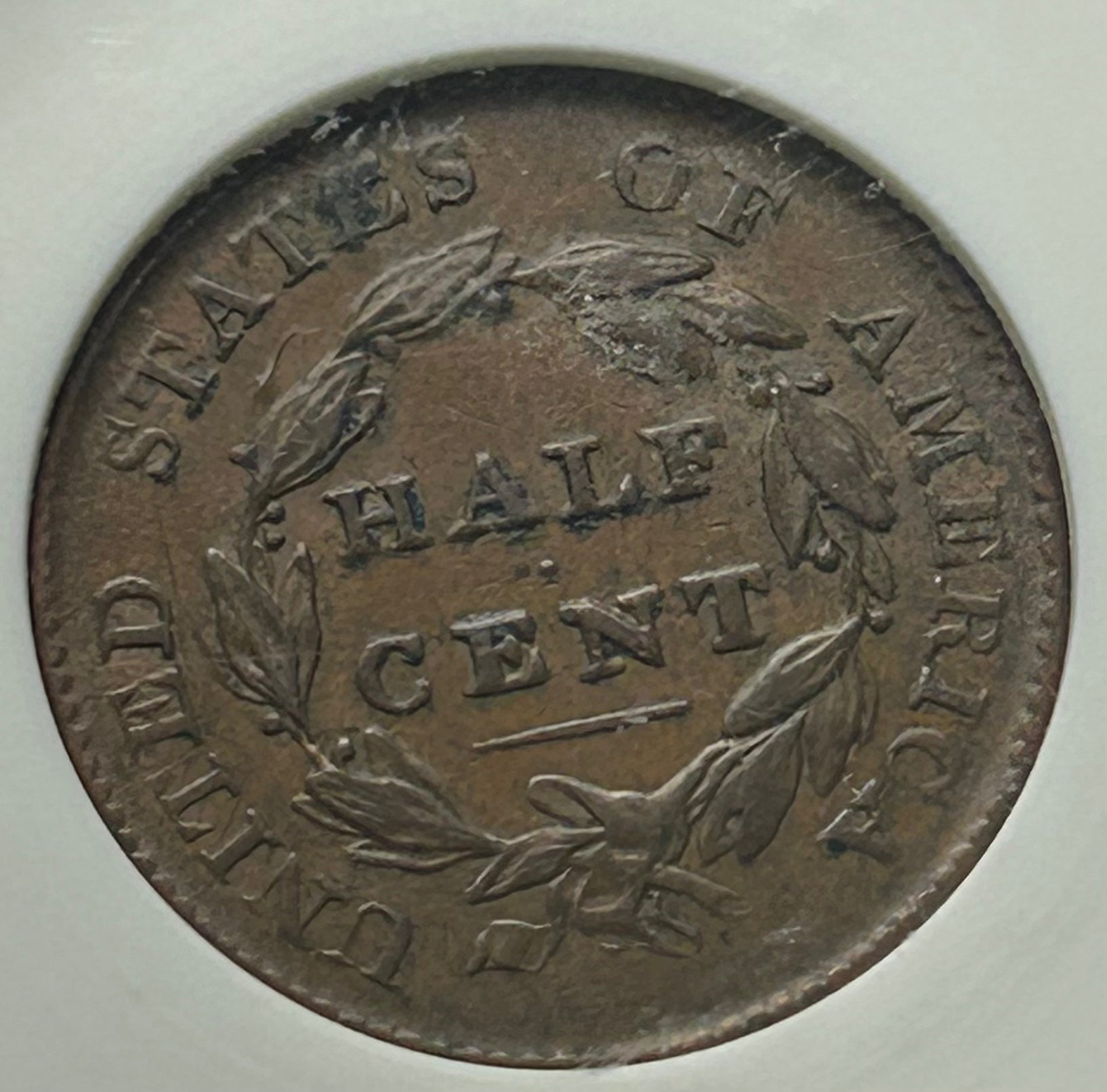 1825 Classic Head Half Cent - ANACS EF-40