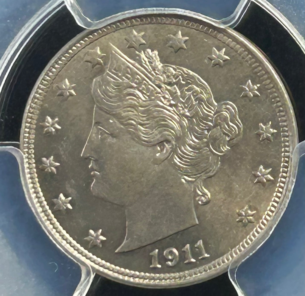 1911 Liberty Head V-Nickel - PCGS MS-64 CAC